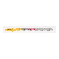 Tikksaelehed / Puit ja plast 75 x 2.5 mm Curve - 5tk