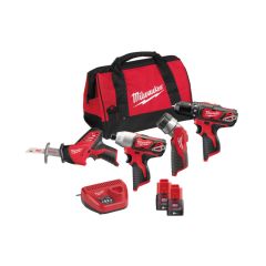 Tööriistade komplekt Milwaukee M12 BPP4A-202B
