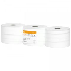 Tualettpaber rullis Satino HiCycle 2-kihti, 6x380m JT2, Satino by WEPA