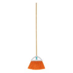 Õuehari PVC harjastega 27cm, puidust varrega 120cm Klintek®