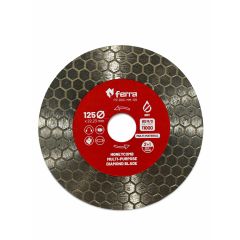 Ferra honeycomg pattern multi-material diamond blade 125x22,23mm