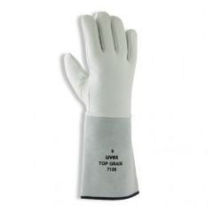 Welder 100% nappa welding glove, split leather cuff, Kevlar seams Uvex Top grade 7100, size 9