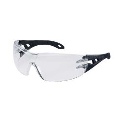 uvex pheos one safety spectacles anti-fog on the inside, extremely scratch-resistant and chemical-resistant on the outside
