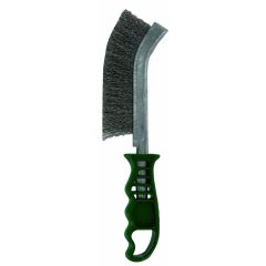 Stainless steel wire brush with plastic handle, Ø0.3mm