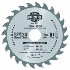 Saeketas Contractor 85x1,1/15mm Z24, CMT