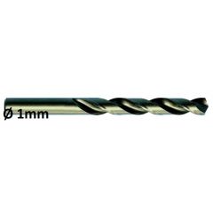 Metallipuur DIN338 HSSE-Co5 Ø1mm 10tk, Exact