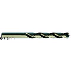 Metallipuur DIN338 HSSE-Co5 Ø7,5mm 10tk, Exact