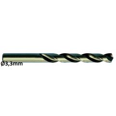 Metallipuur DIN338 HSSE-Co5 Ø3,3mm 10tk, Exact