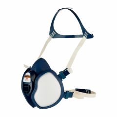 Poolmask 4000+ seeria, mittevahetatavate filtritega FFA2P3 R FFA2P3 R D, 3M
