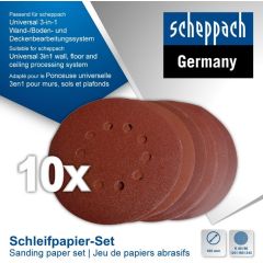 Velcrolihvketaste komplekt CGP1200 Ø180mm P40/80/120/180/240, Scheppach