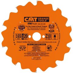 Teemant saeketas fiibertsemendile ITK Plus DP 165x1,8/1,4x20 165x1,8/1,4x20(+15,87)mm Z10 a=5° TCG, CMT