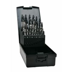 Metallipuuride komplekt AdvancedLine DIN 338, HSS TIAIN-TIP Ø1-13mm 25 pcs., Exact