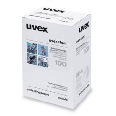 Glasses lens cleaning towelettes Uvex, 3pcs