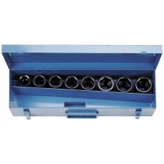 Hexagon impact socket set 8pcs 24-38mm 3/4" Irimo