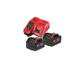 Akukomplekt Milwaukee 2x 5.0Ah M18 NRGCR-502