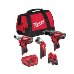 Tööriistade komplekt Milwaukee M12 BPP3A-202B