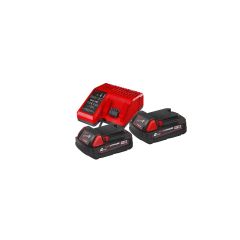 Akukomplekt Milwaukee 2x 2.0Ah M18 NRG-202