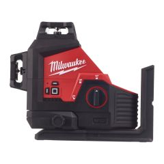 360° 3-tasandiline laser (roheline) Milwaukee M12 3PL-0C