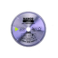 Saeketas Bahco 216x30mm 48H -5°, (25mm adapter), alumiiniumile