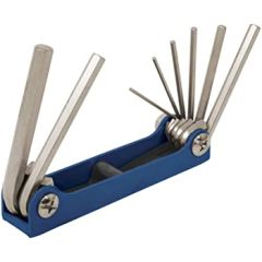 Kuuskantvõtmete kmpl 8 osa kokkuklapitav 1.5-8mm Truper®