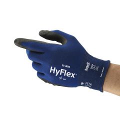 Safety gloves Ansell HyFlex 11-816, size 11. Ultra thin Nylon, spandex. Foam nitrile palm dipped.