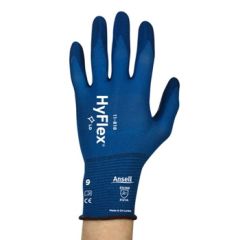 Safety gloves Ansell HyFlex 11-818, size 9. Thin Nylon, spandex. Foam nitrile palm dipped.