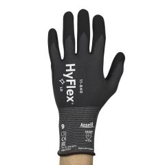 Safety gloves Ansell HyFlex 11-840, size 11. Nylon, spandex. Foam nitrile palm dipped.  Retail pack