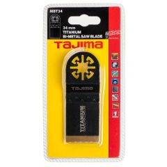 Multitool bimetal saw blade titanium coated, flush cut 34mm. For wood, plastic and metal