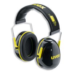 Earmuffs K2. SNR: 32dB, black/yellow. Soft head band.