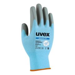 Safety gloves Uvex Phynomic C3, cut level 3, blue, size  10