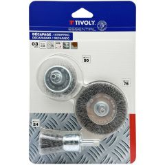 Traatharjade komplekt trellile, gofreeritud traat 0.35mm, saba 6mm