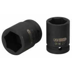 Kuuskant- löökpadrun, lühike, 3/4" 34mm, KS Tools