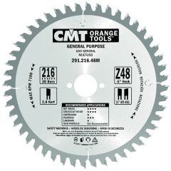 Saeketas puidule 160x2.2x20mm Z24 a=15° b=15° ATB, CMT