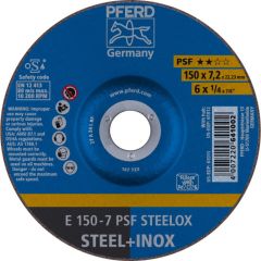 Lihvketas PSF Steelox 150x7,2/22,23mm, Pferd