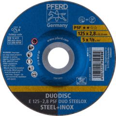 Lõike- ja lihvketas PSF DUO Steelox 125x2,8mm, Pferd