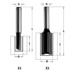 Sõrmfrees S=8mm, D=12mm, CMT