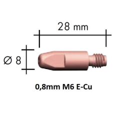 Kontaktsuudmik E-Cu M6x28x8 - 0,8mm, Binzel