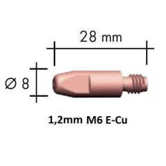 Kontaktsuudmik E-Cu M6x28x8 - 1,2mm, Binzel