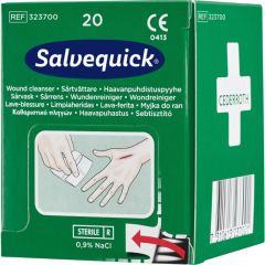 Haavapuhastuslapid (0,9% NaCl, steriilne), 20 tk, Cederroth