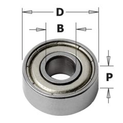 Laager B=4,76mm D=9,5mm P=3,2mm, CMT